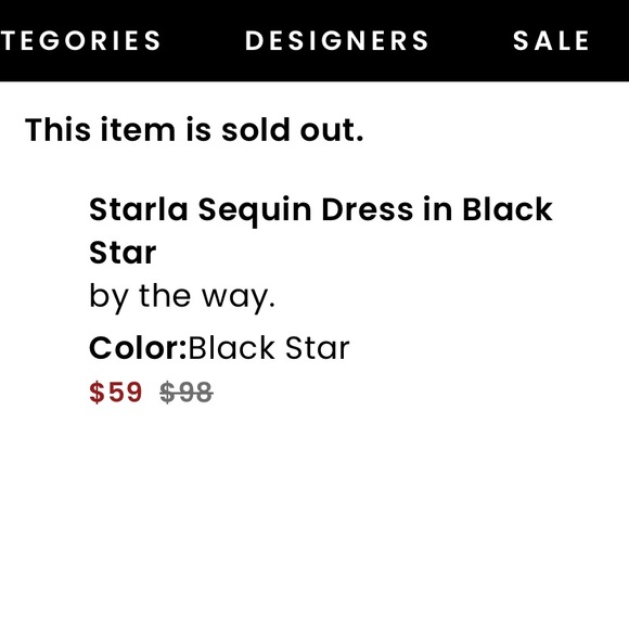 By The Way. Starla Sequin Dress Size XXS NWT - Picture 4 of 4